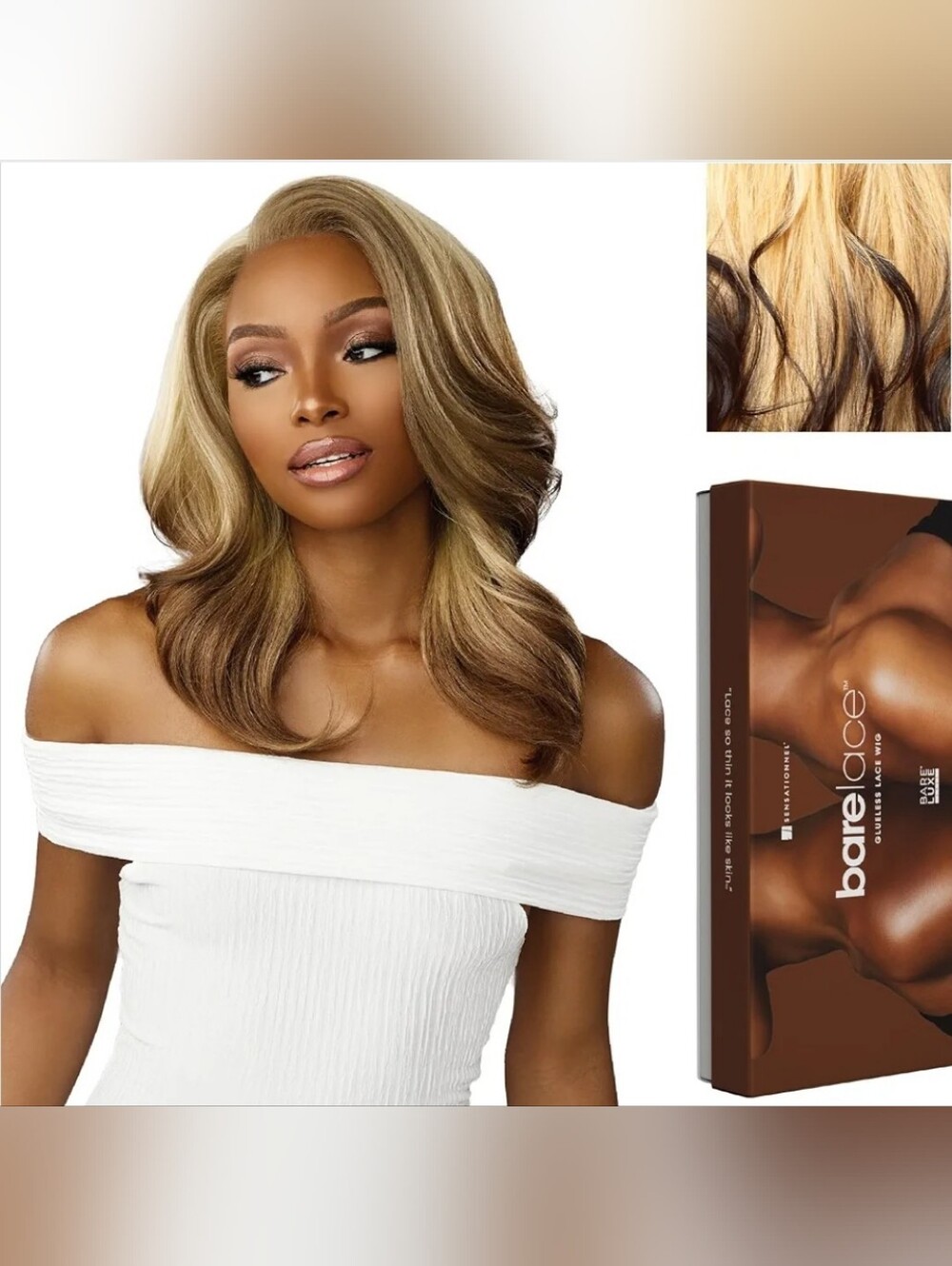 Sensationnel Bare Lace 13X6 Wigs - Unit 14 Lacefrontal Glueless Synthetic 180
